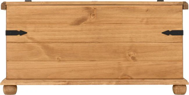 CORONA SINGLE STORAGE CHEST - DISTRESSED WAXED PINE - Image 5