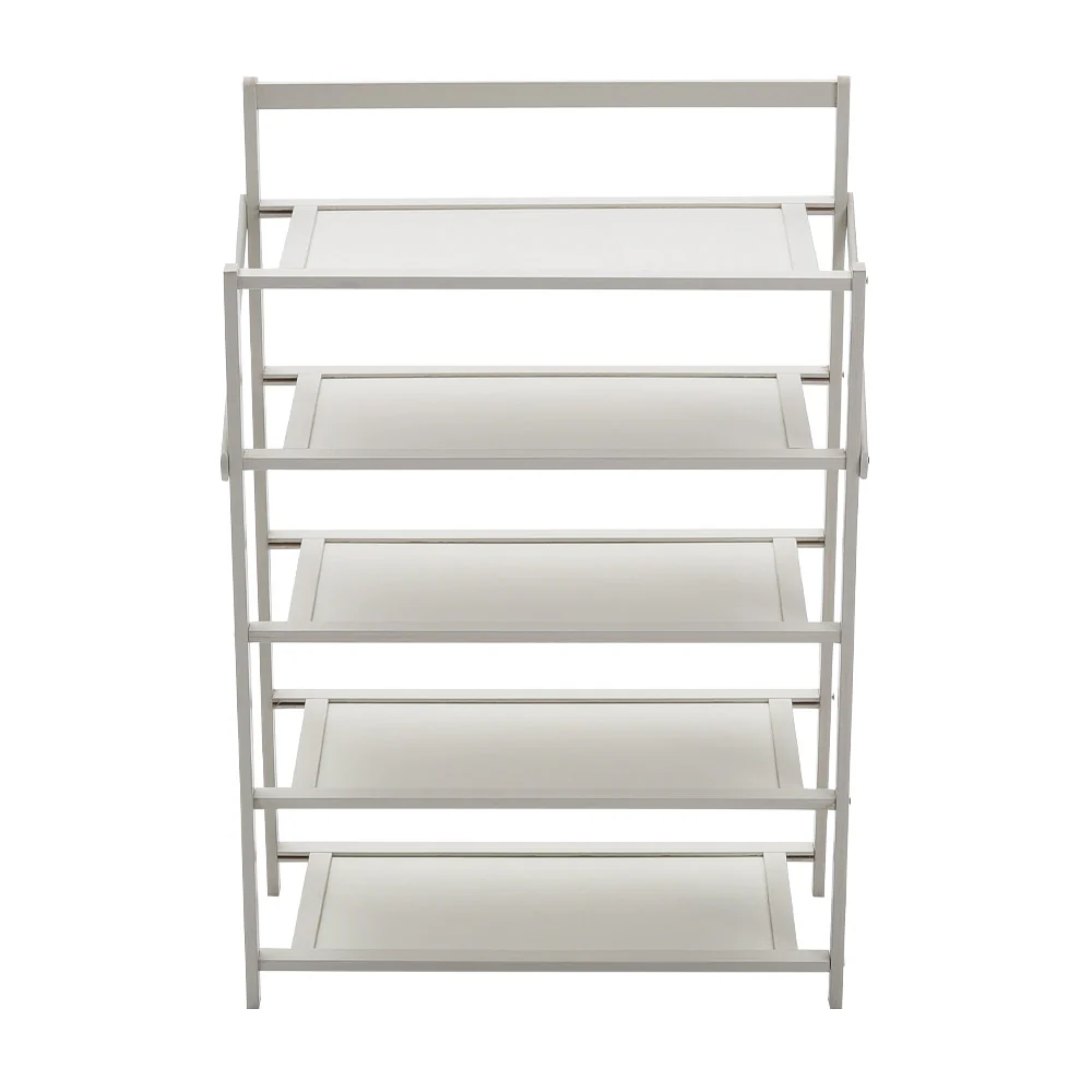Cottonfy UK 5-Tier Foldable Bamboo Shoe Rack - Image 7