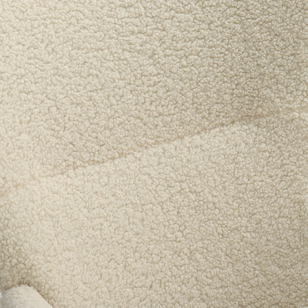 Cottonfy UK Fleece Rocking Chair With Removable Cushion - Image 2