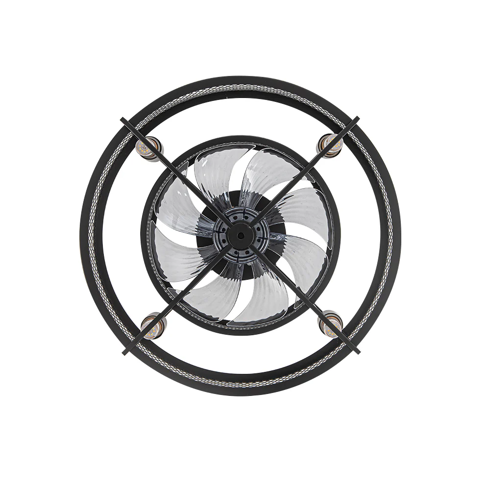 Cottonfy UK Industrial Style Ceiling Fan Light - Image 5