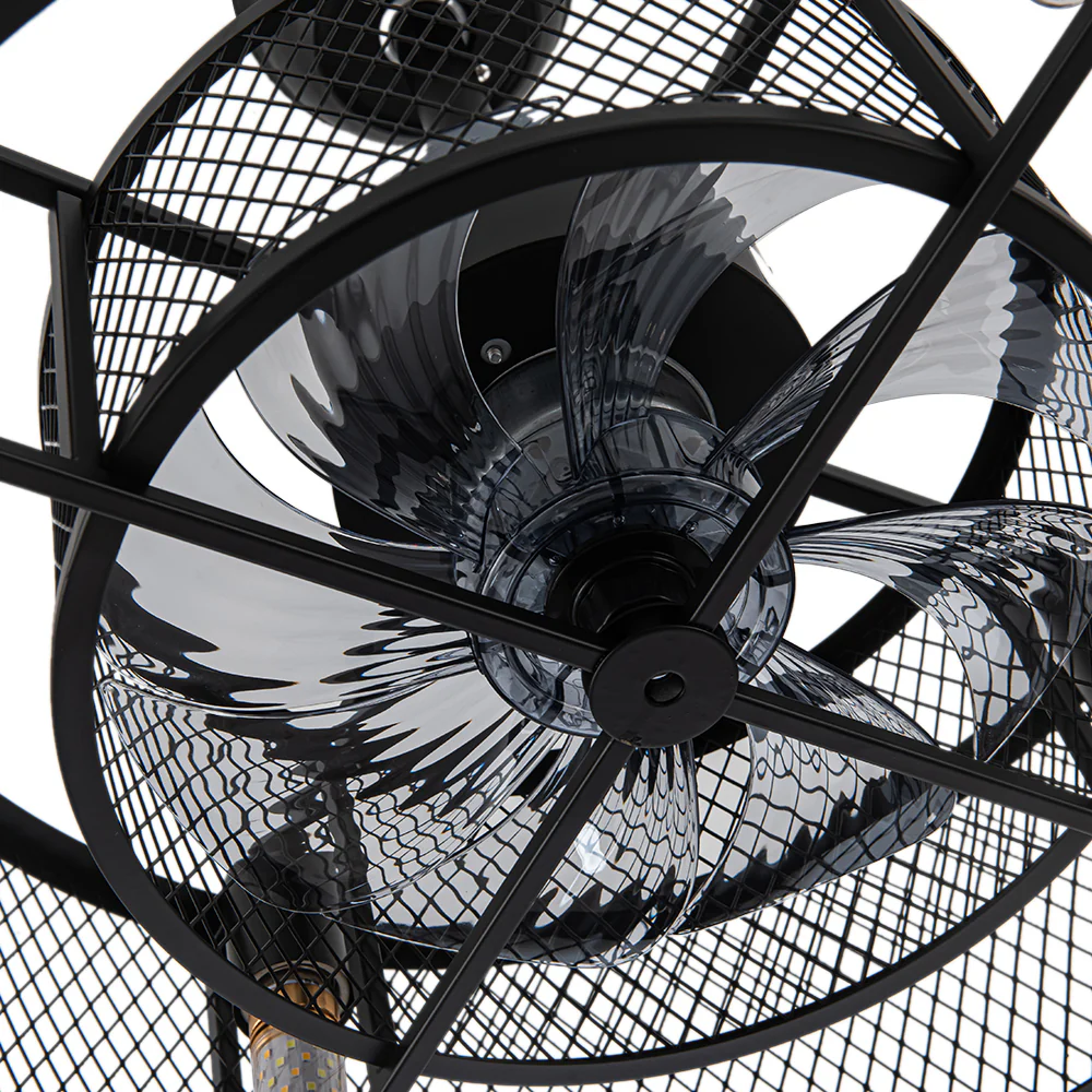 Cottonfy UK Industrial Style Ceiling Fan Light - Image 6