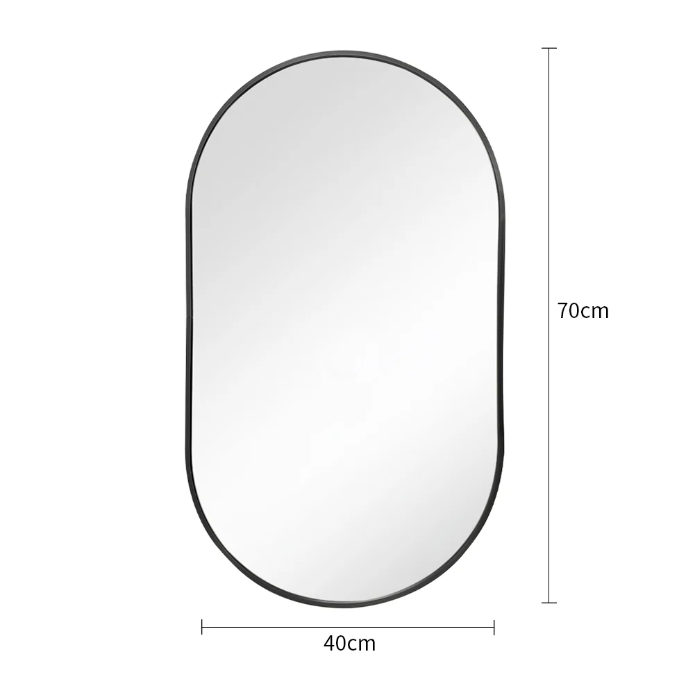 Cottonfy UK Oval Metal Wall Mirror - Image 7