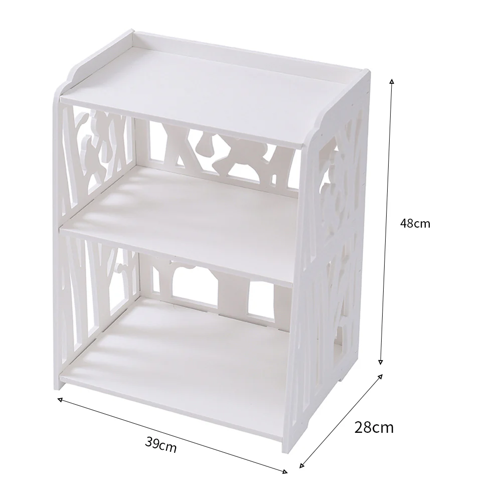 Cottonfy UK Small White Bedside Table - Image 8