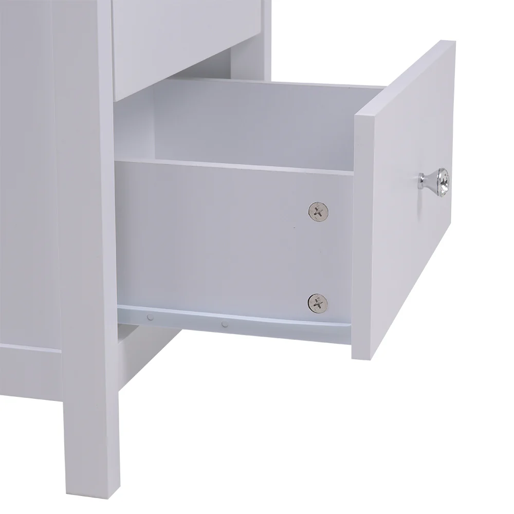 Cottonfy UK Wooden Storage Cabinet with 2 Drawers - Image 3