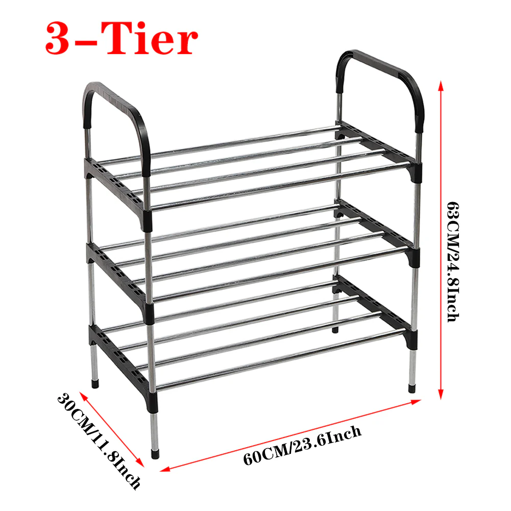 Cottonfy UK3 Tiers Space Saving Shoe Rack - Image 7