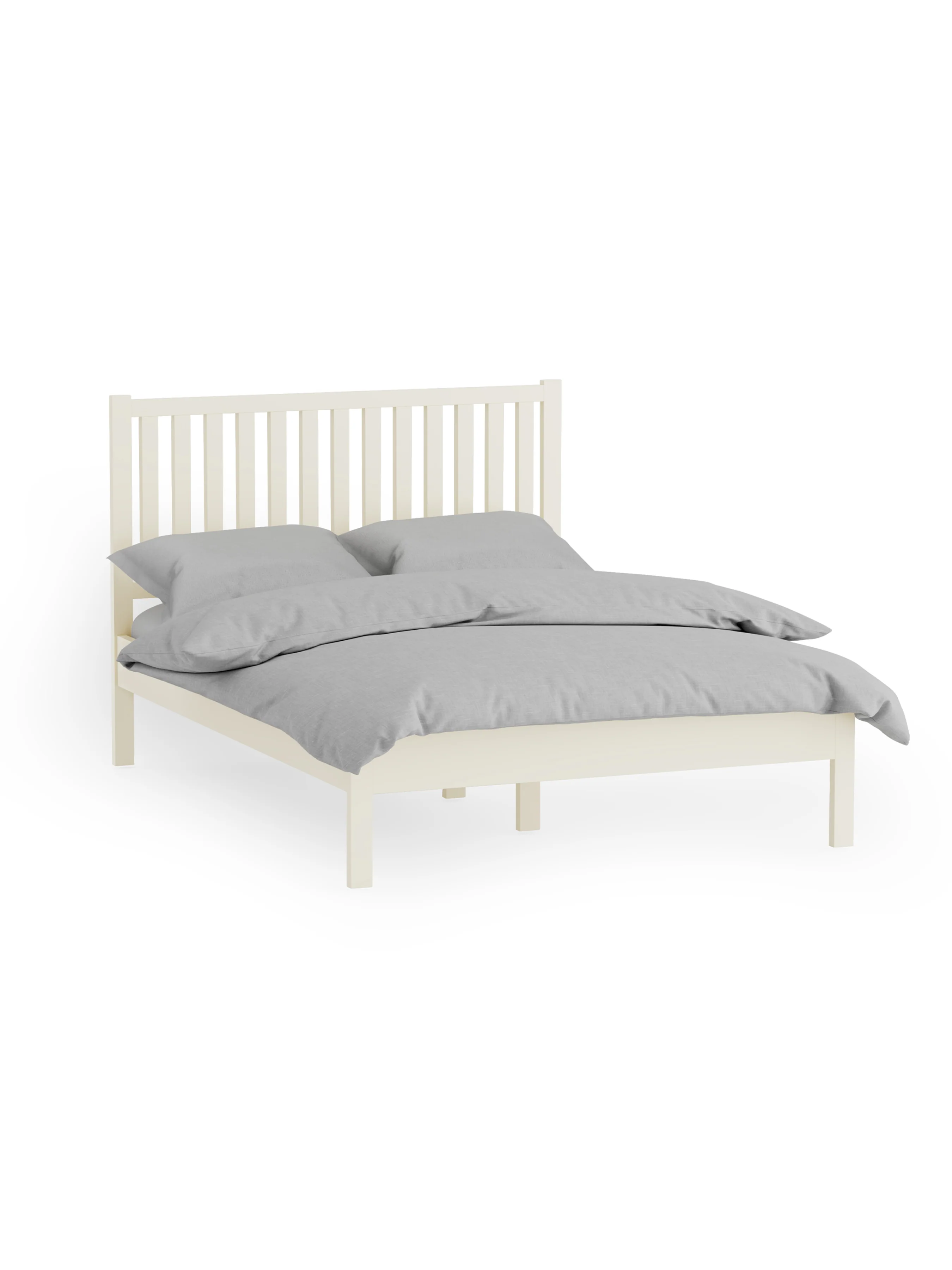Rowan King Bed - 150cm - Ivory - Image 3
