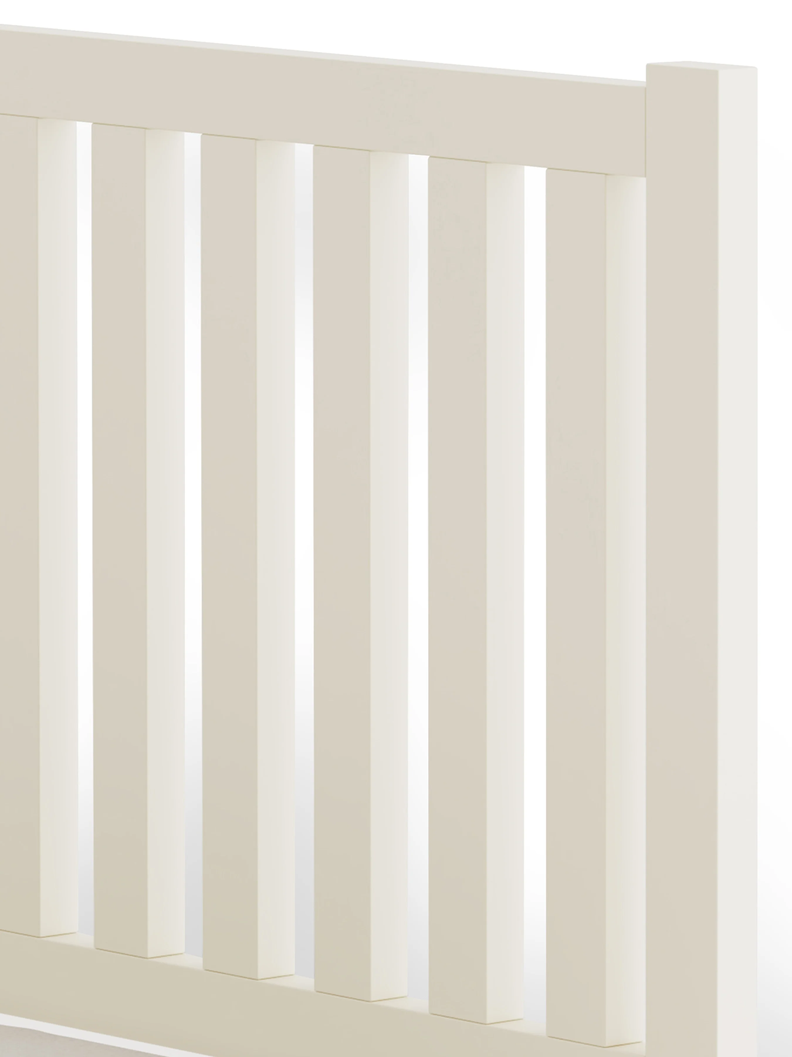 Rowan King Bed - 150cm - Ivory - Image 4