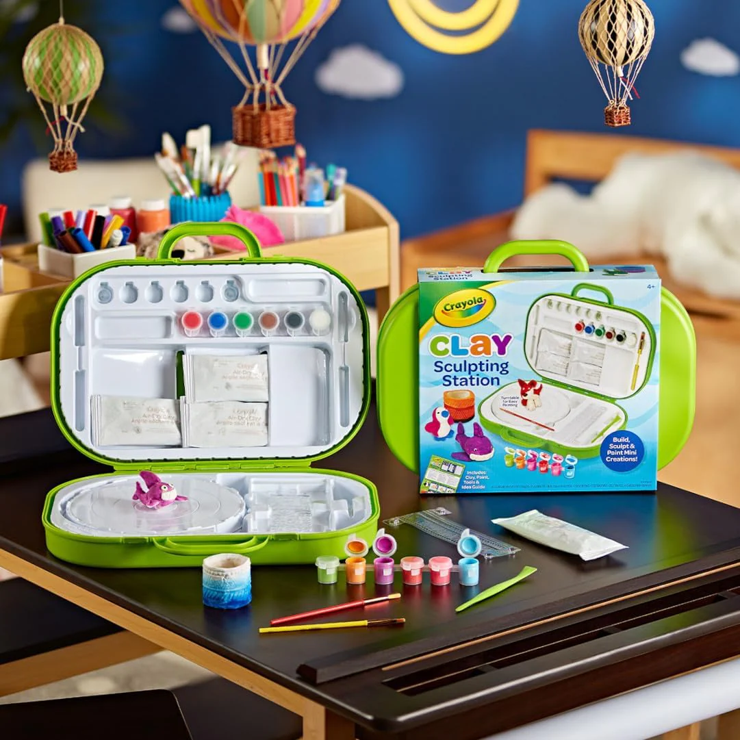 Crayola Clay Sculpting Station, Kids Clay, Sculpting Material, Craft Kit, Art Set For Kids, Gift For Boys & Girls, Ages 6+ - Image 10