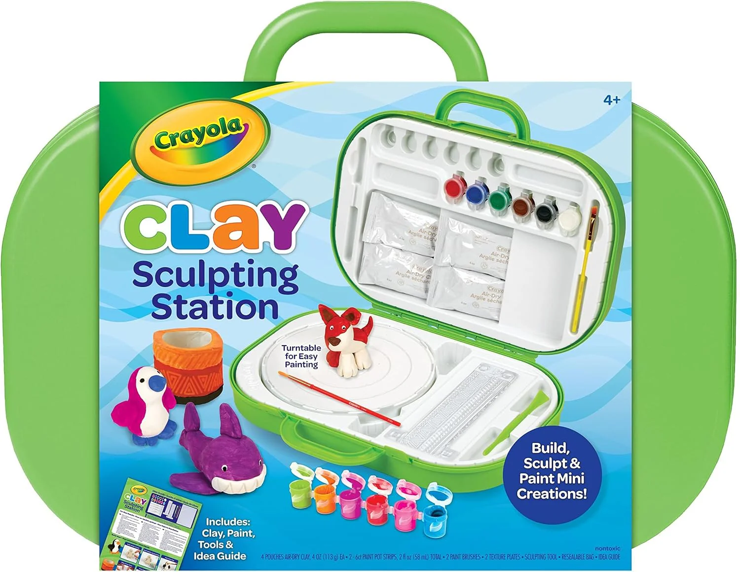 Crayola Clay Sculpting Station, Kids Clay, Sculpting Material, Craft Kit, Art Set For Kids, Gift For Boys & Girls, Ages 6+ - Image 2