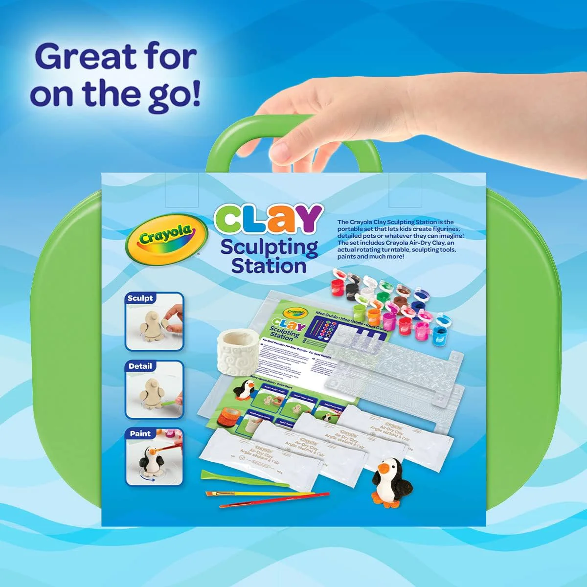 Crayola Clay Sculpting Station, Kids Clay, Sculpting Material, Craft Kit, Art Set For Kids, Gift For Boys & Girls, Ages 6+ - Image 6
