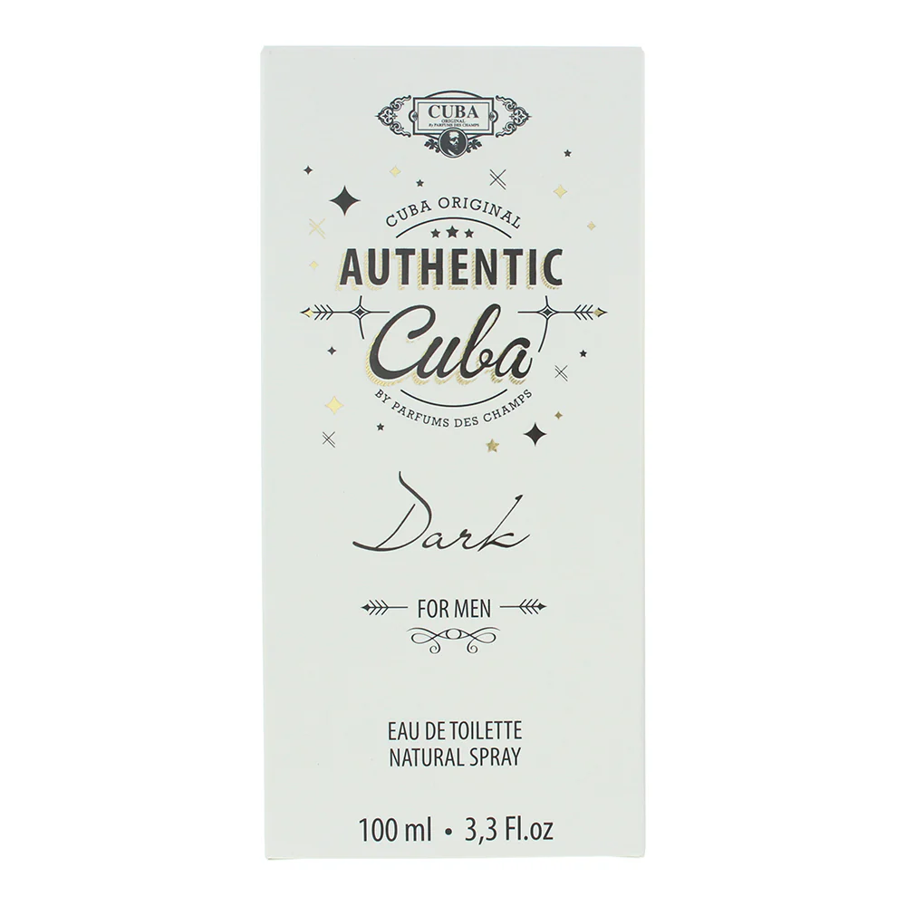 Cuba Authentic Dark For Men Eau De Toilette 100ml - Image 3