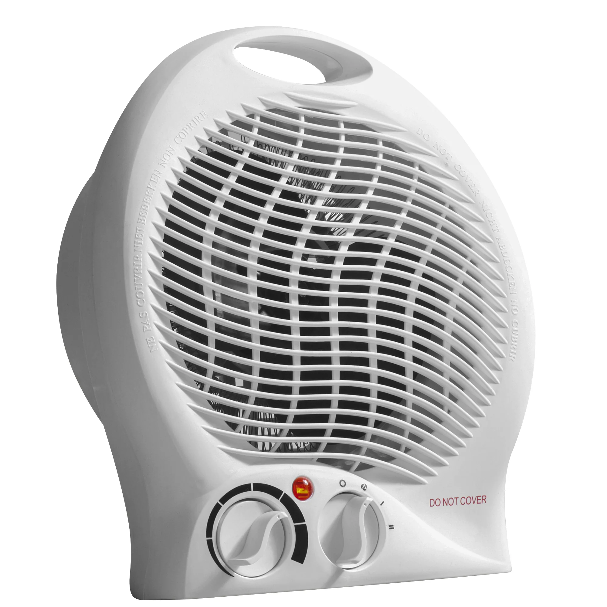 Daewoo 2000W Upright Fan Heater- Round Upright