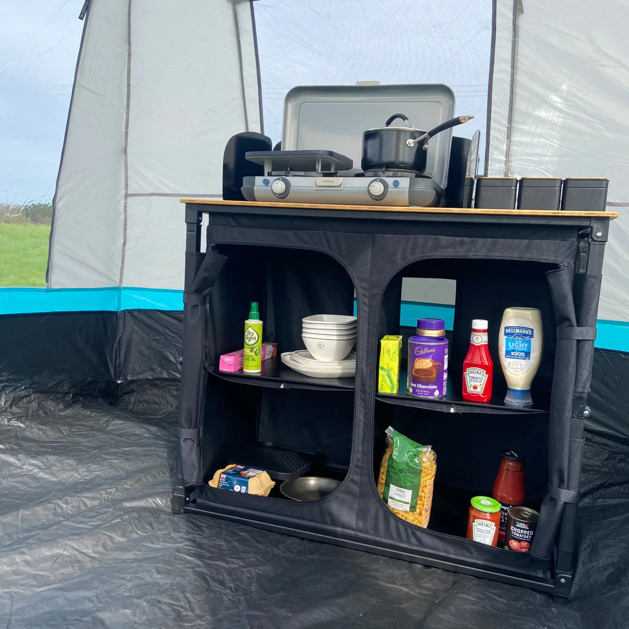 Deluxe Camp Kitchen With Double Cupboard - Image 3