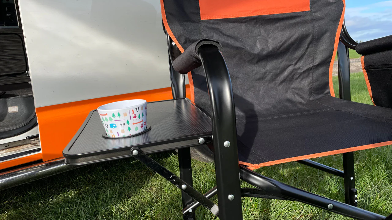 Directors Chair Orange & Black - Image 4