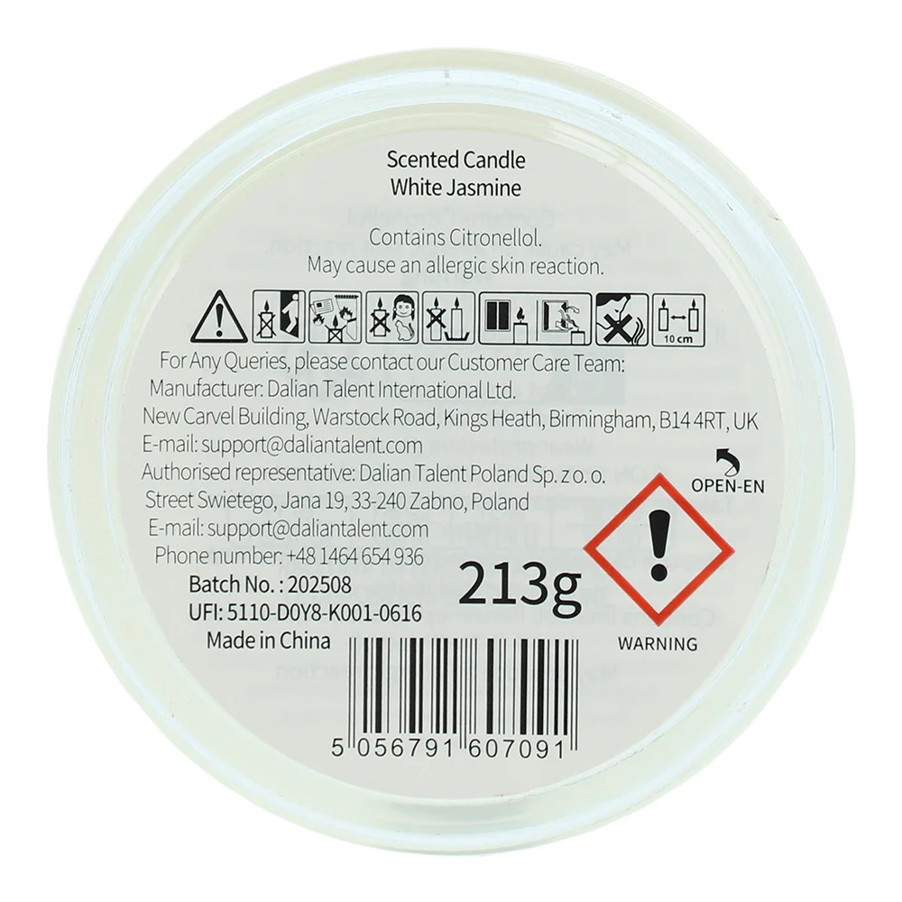 Disney Minnie Mouse White Jasmine Scented Candle 213g - Image 2