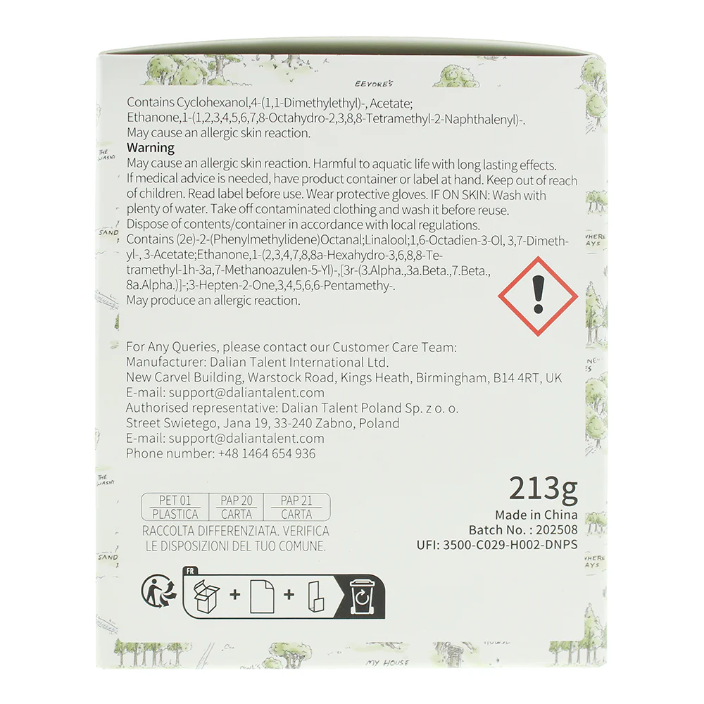 Disney Winnie The Pooh Hundred Acre Wood Scented Candle 213g - Image 2