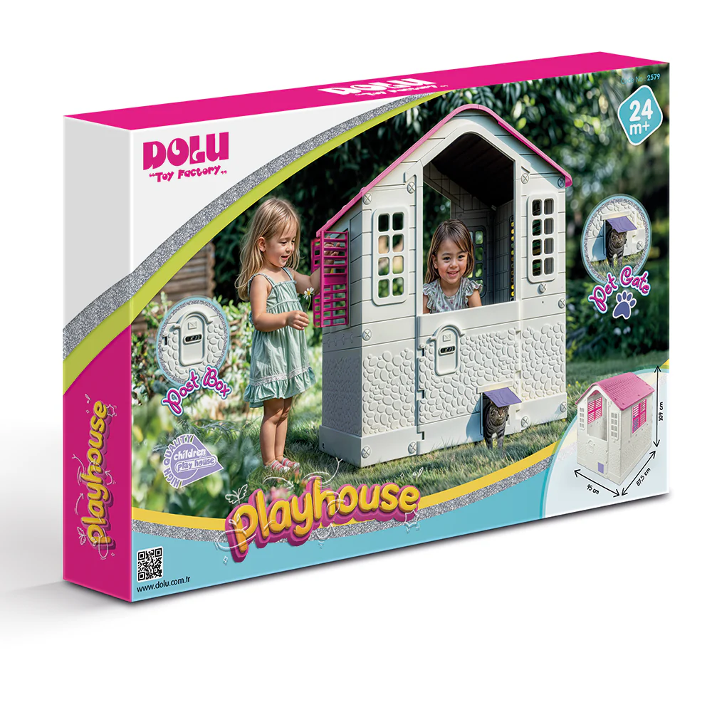 Dolu Kids Outdoor Playhouse - Image 4