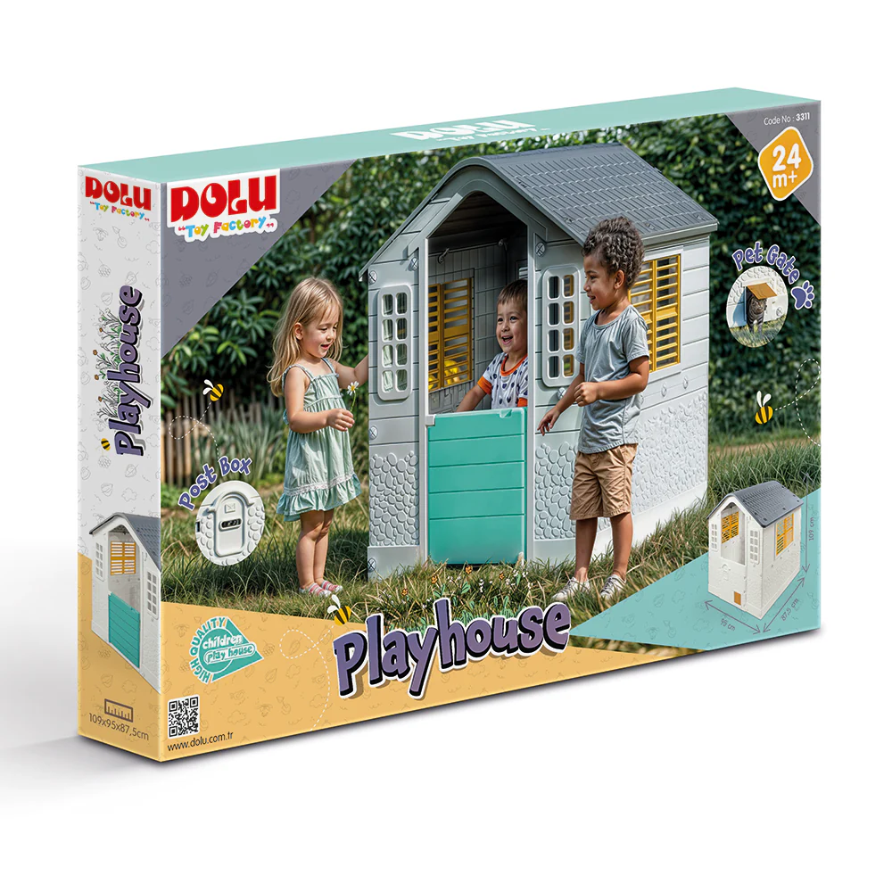 Dolu Kids Outdoor Playhouse - Image 6