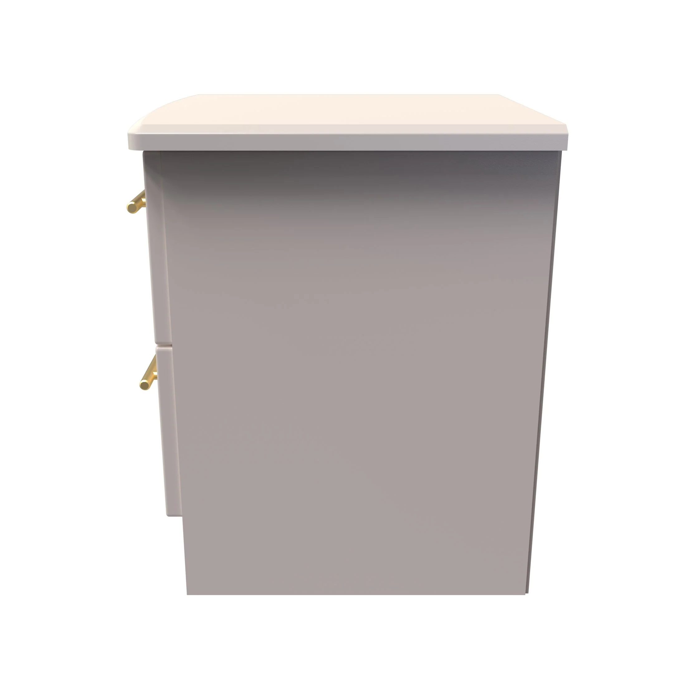 Ealing Ready Assembled 2 Drawer Bedside Cabinet in Kashmir Matt - Image 2