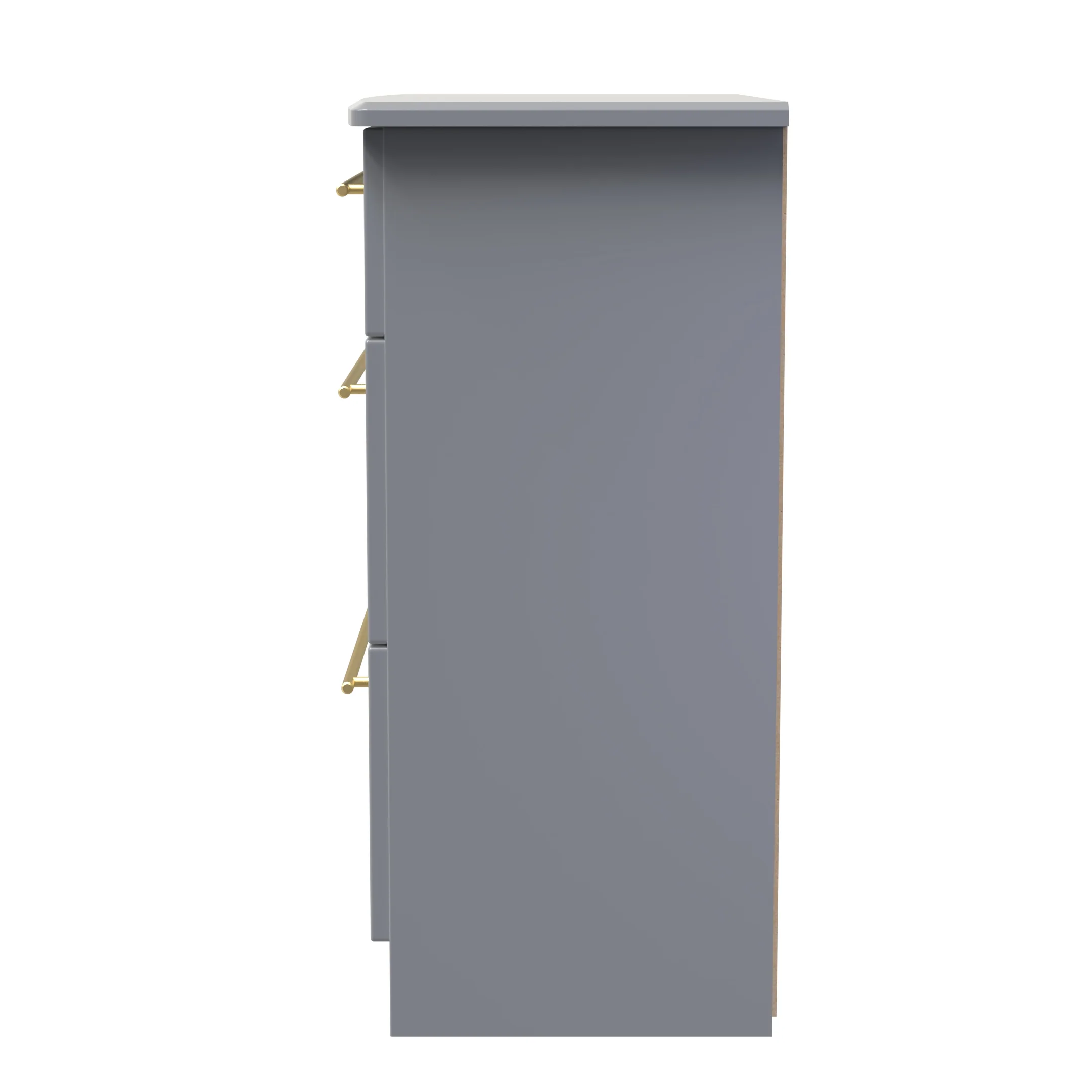 Ealing Ready Assembled 3 Drawer Deep Chest In Dusk Grey - Image 2