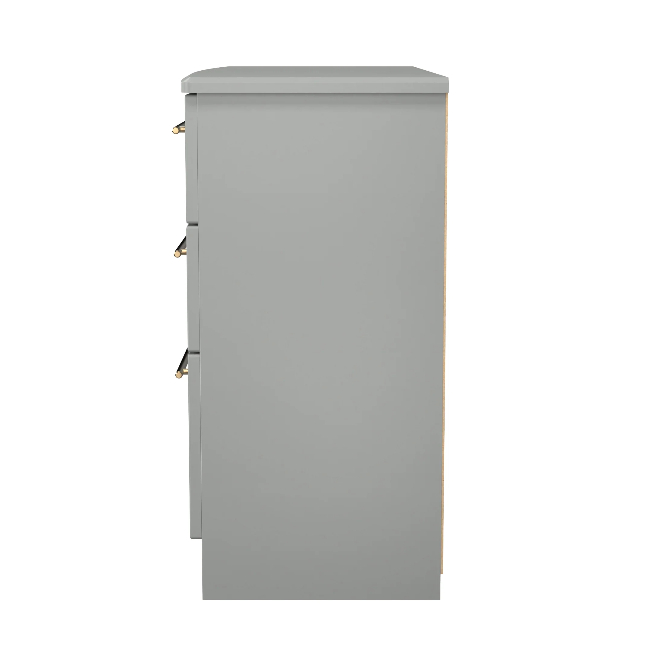 Ealing Ready Assembled 6 Drawer Wide Chest in Dusk Grey - Image 3