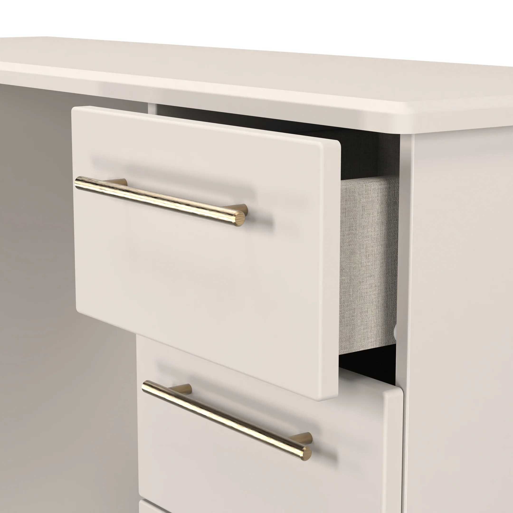Ealing Ready Assembled Double Pedestal Desk in Kashmir Matt - Image 6