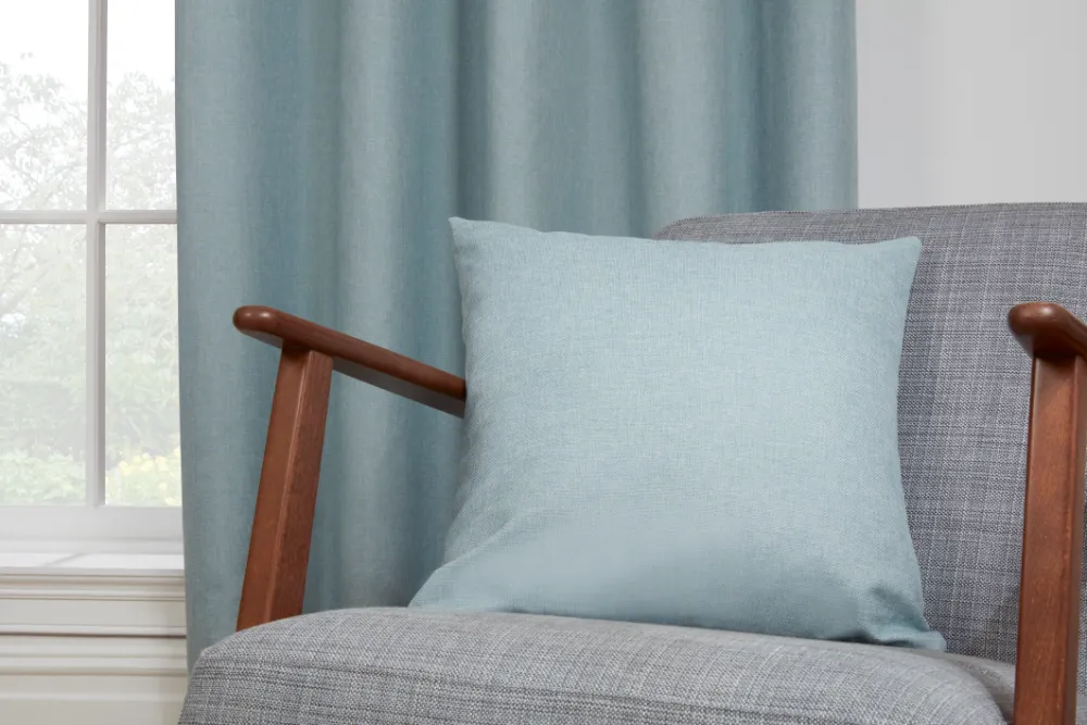 ECLIPSE DUCK EGG 3" PENCIL PLEAT CURTAINS - Image 5