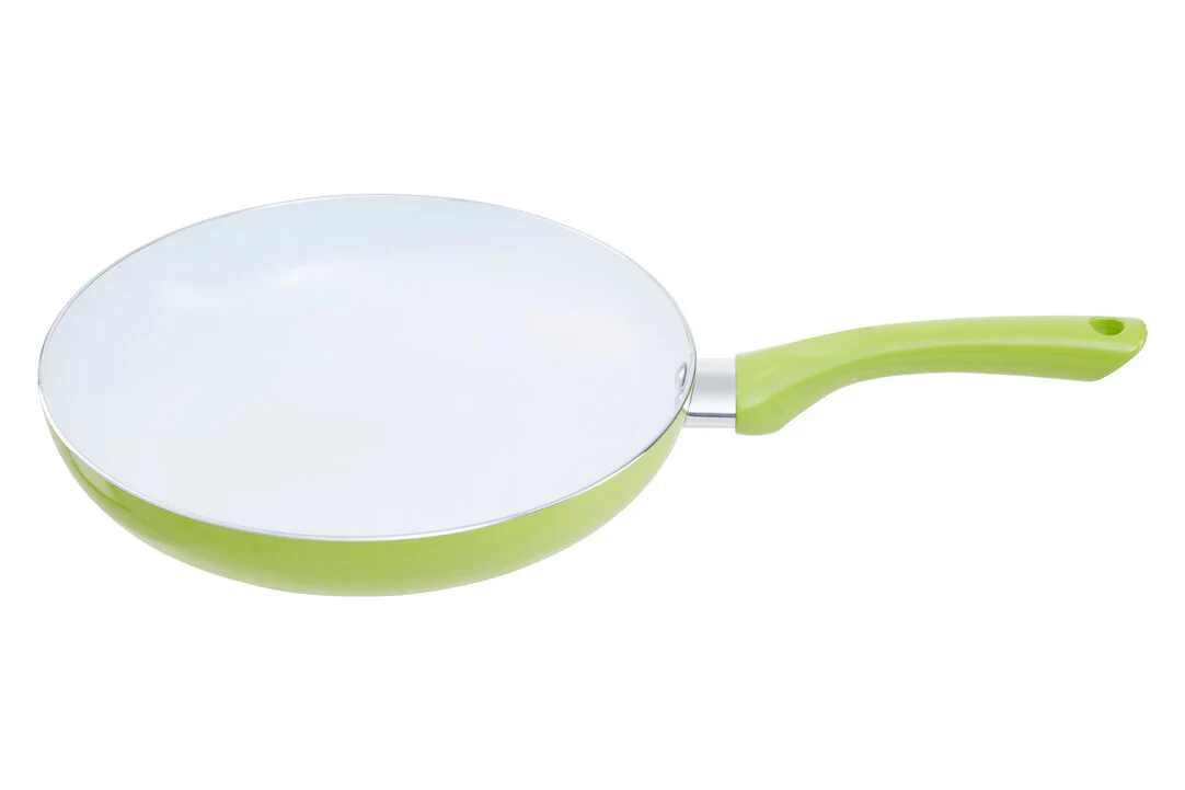 Ecocook Lime Green Frying Pan with Ceramic Coating - Image 2