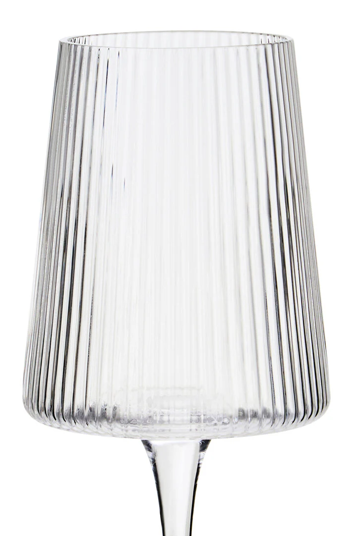 Eldon Set of Four Ribbed Wine Glasses MOB Packaging - Image 4