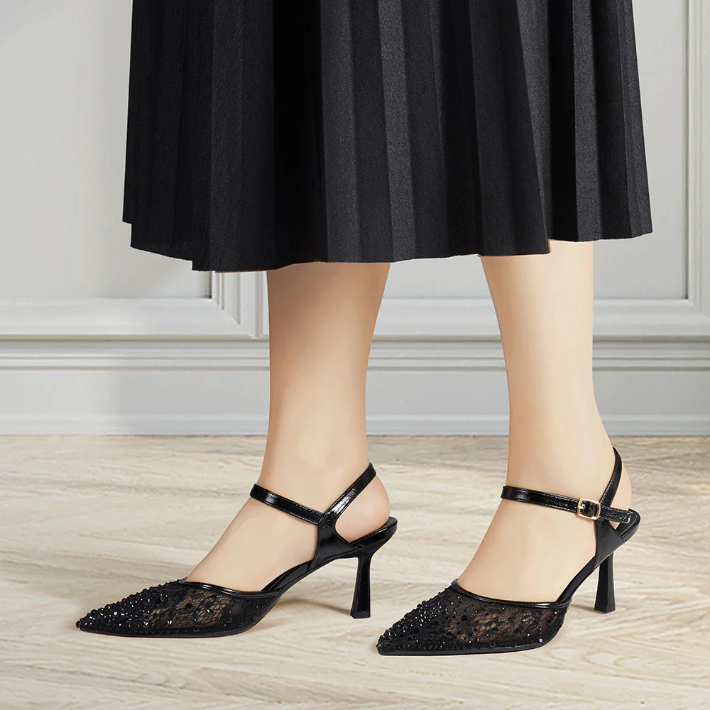Elegant Slingback Stiletto Heels - Image 2