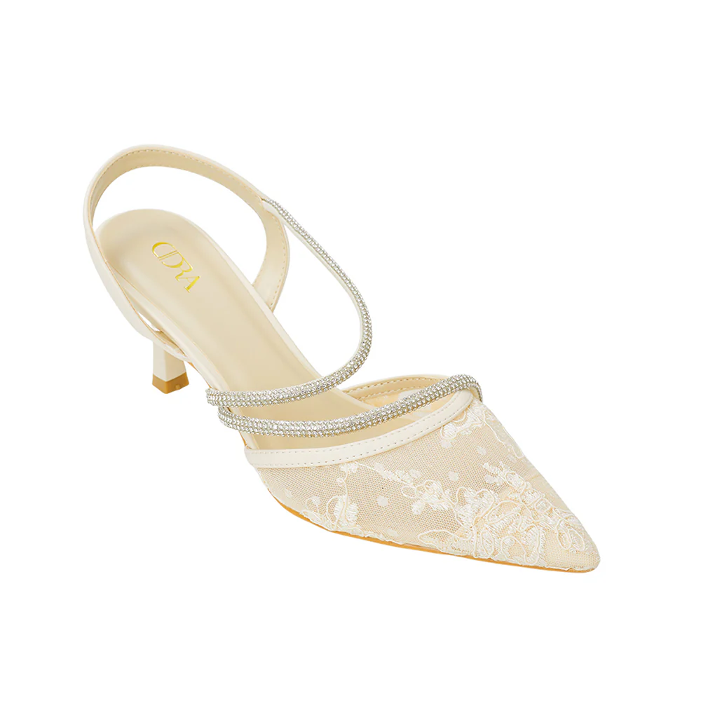 Elegant Slingback Kitten Heels - Image 5