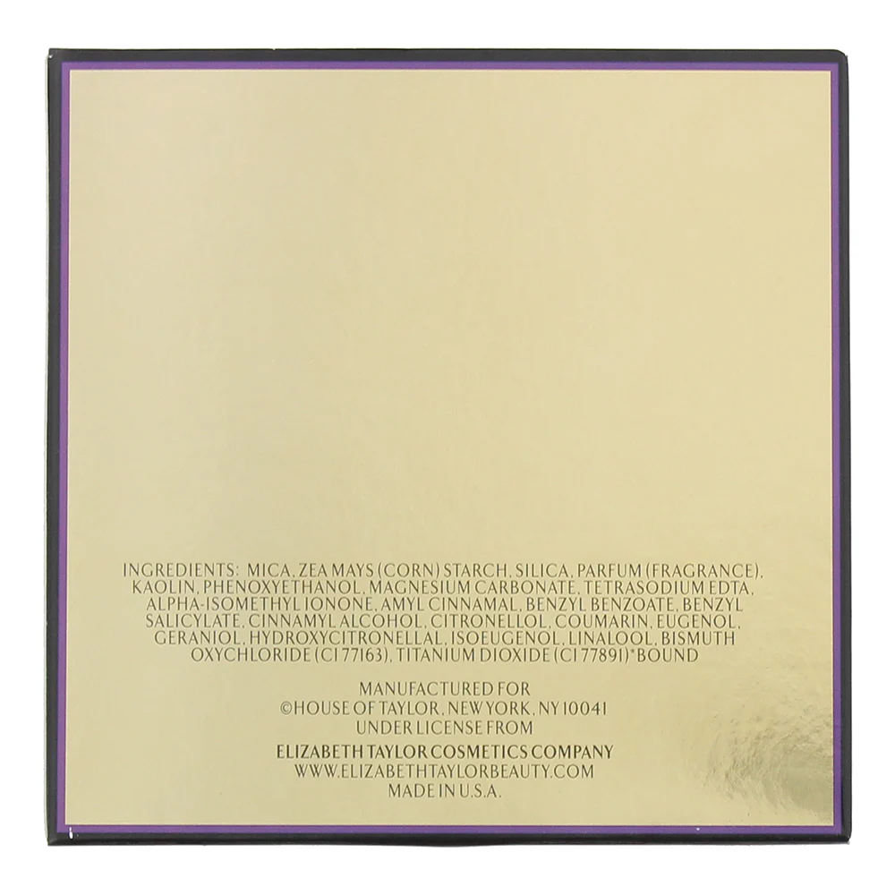 Elizabeth Taylor White Diamonds Body Radiance Dusting Body Powder 75g - Image 3