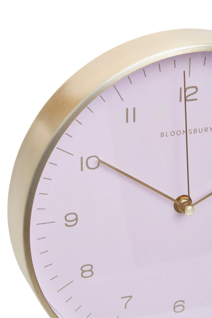 Elko Gold And Pink Finish Wall Clock - Image 5
