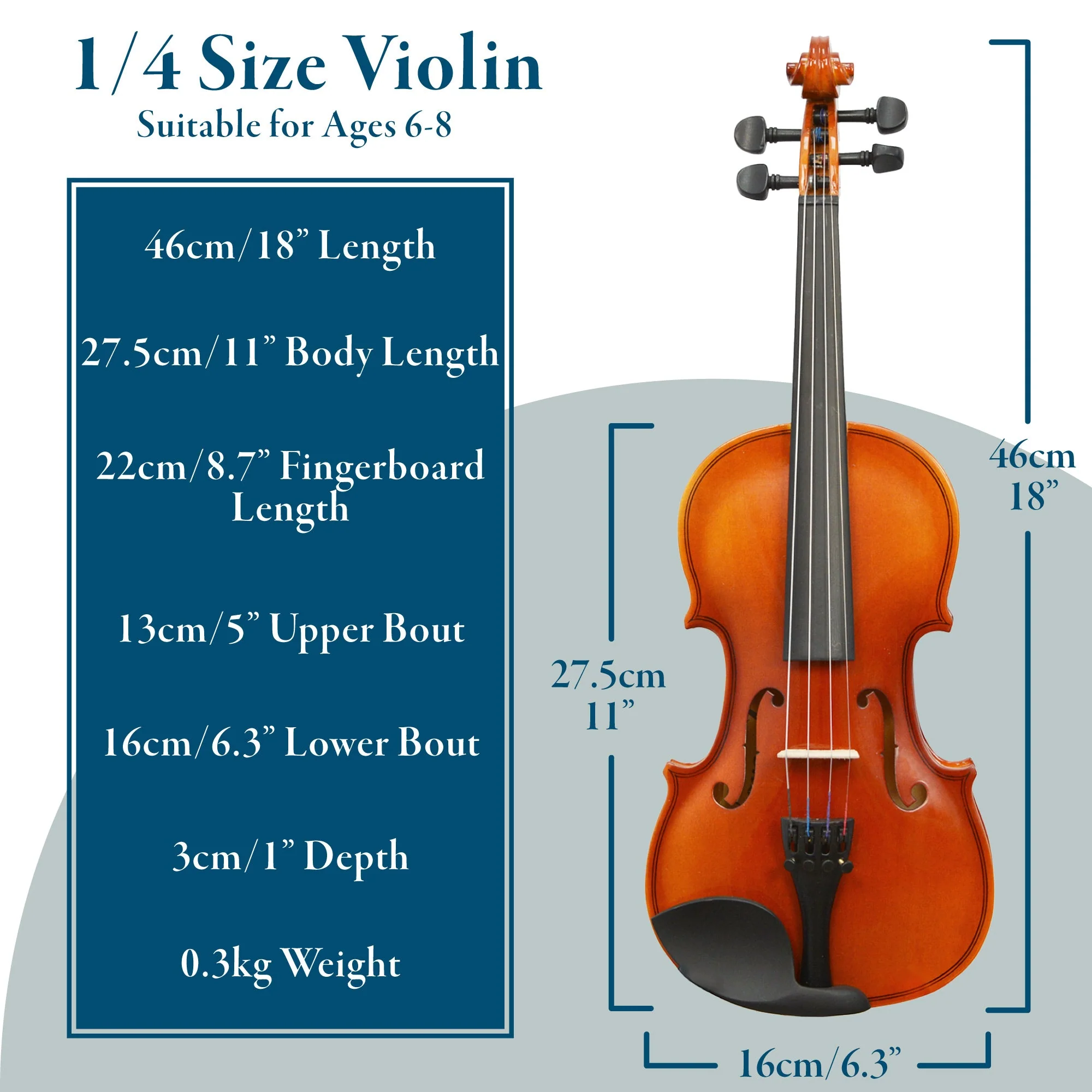 Forenza Uno Series Violin Outfit - Image 17