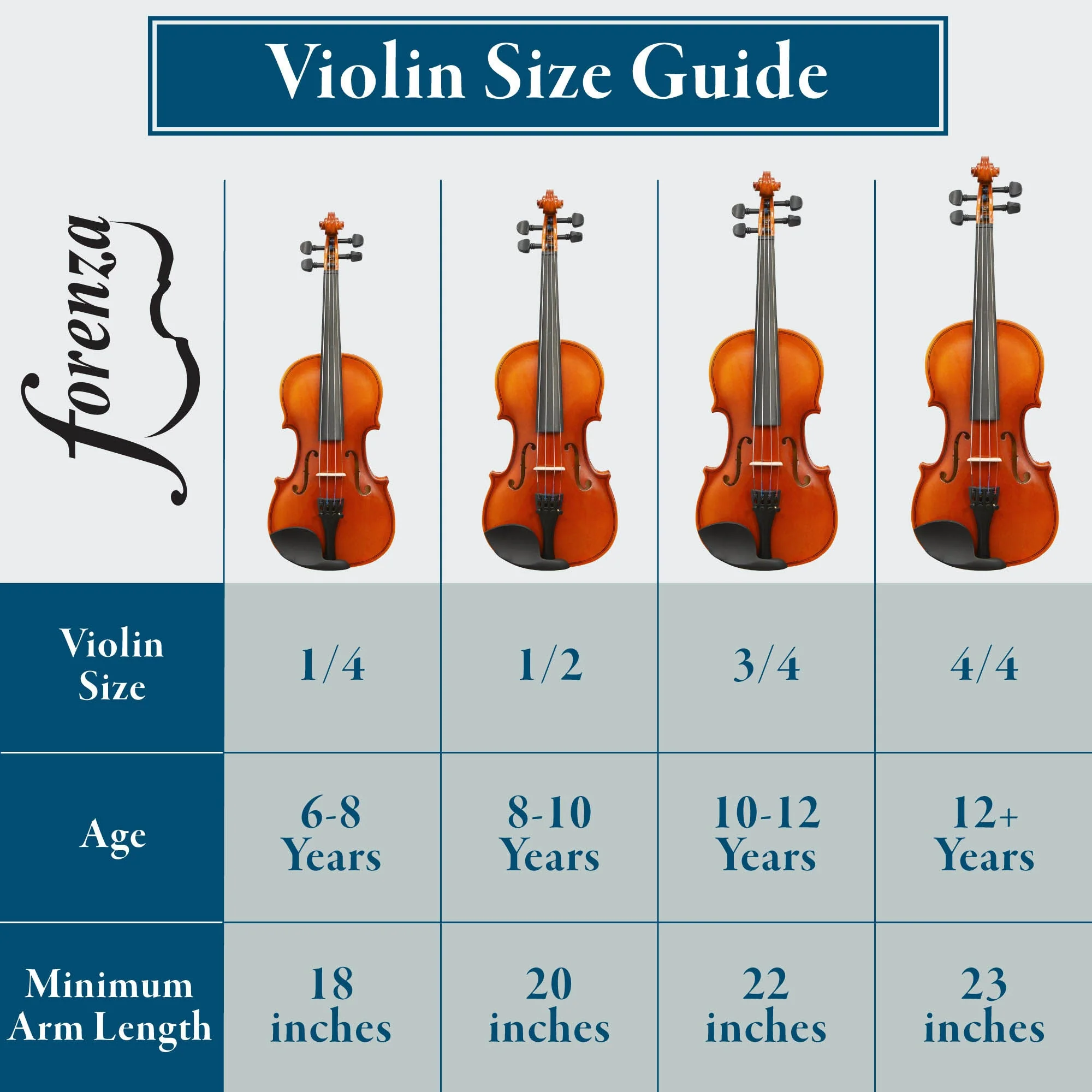 Forenza Uno Series Violin Outfit - Image 20