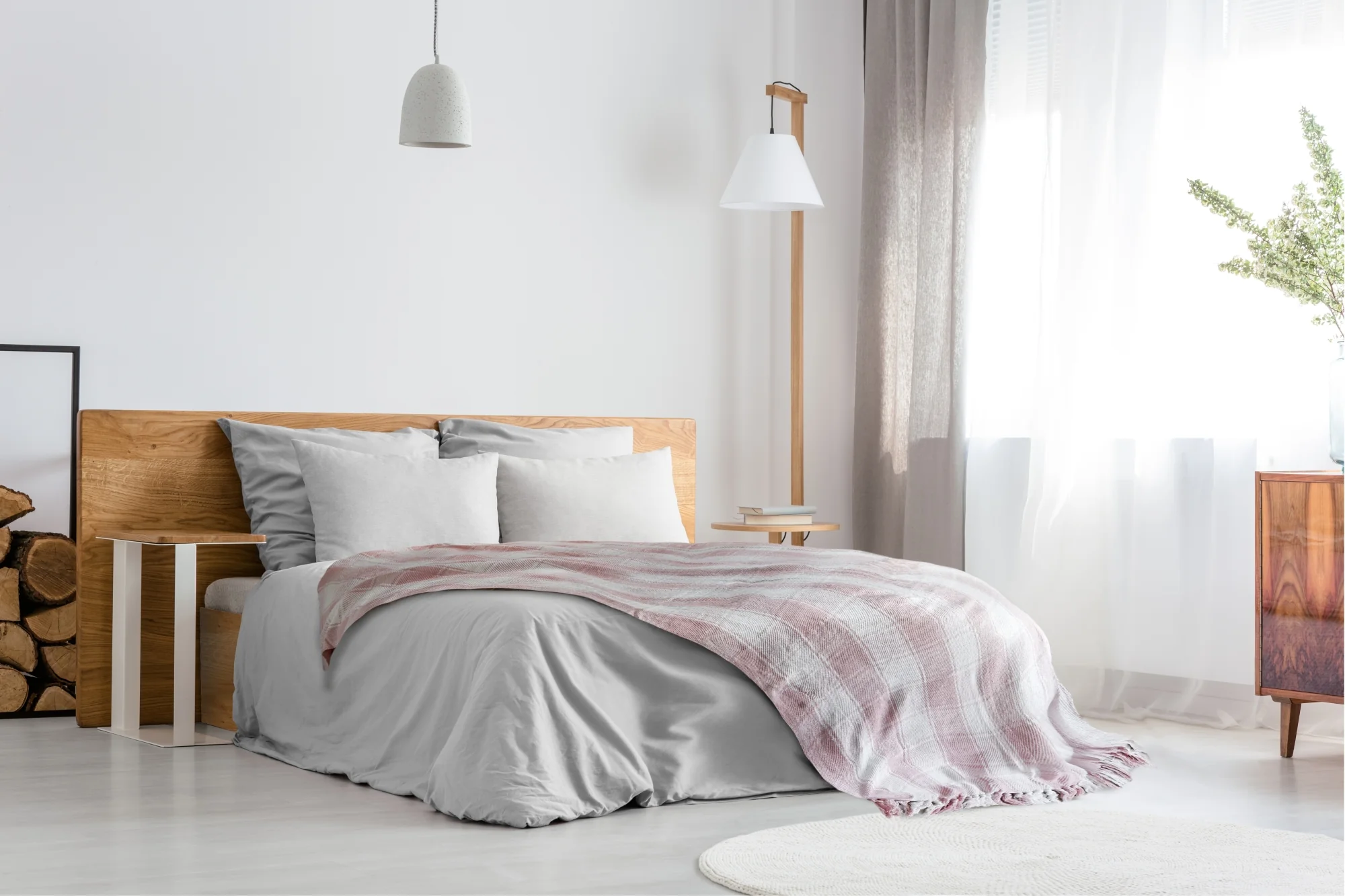 Frisco - Recycled Cotton Throw In Blush Pink (70 Inch X 100 Inch) - Image 7