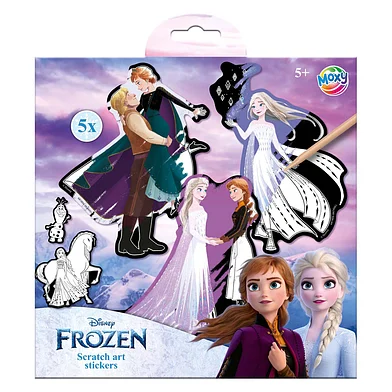Frozen Scratch Art Stickers