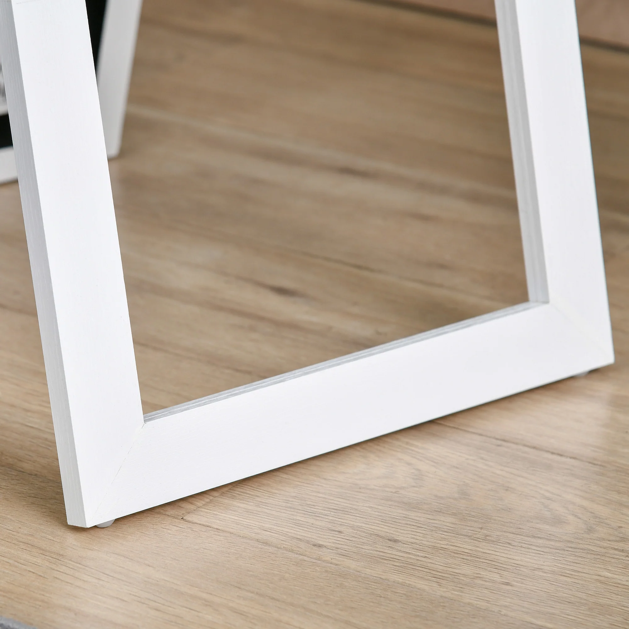 Full Length Mirror, Free Standing Or Wall-Mounted Tall Mirror For Bedroom White - Image 9
