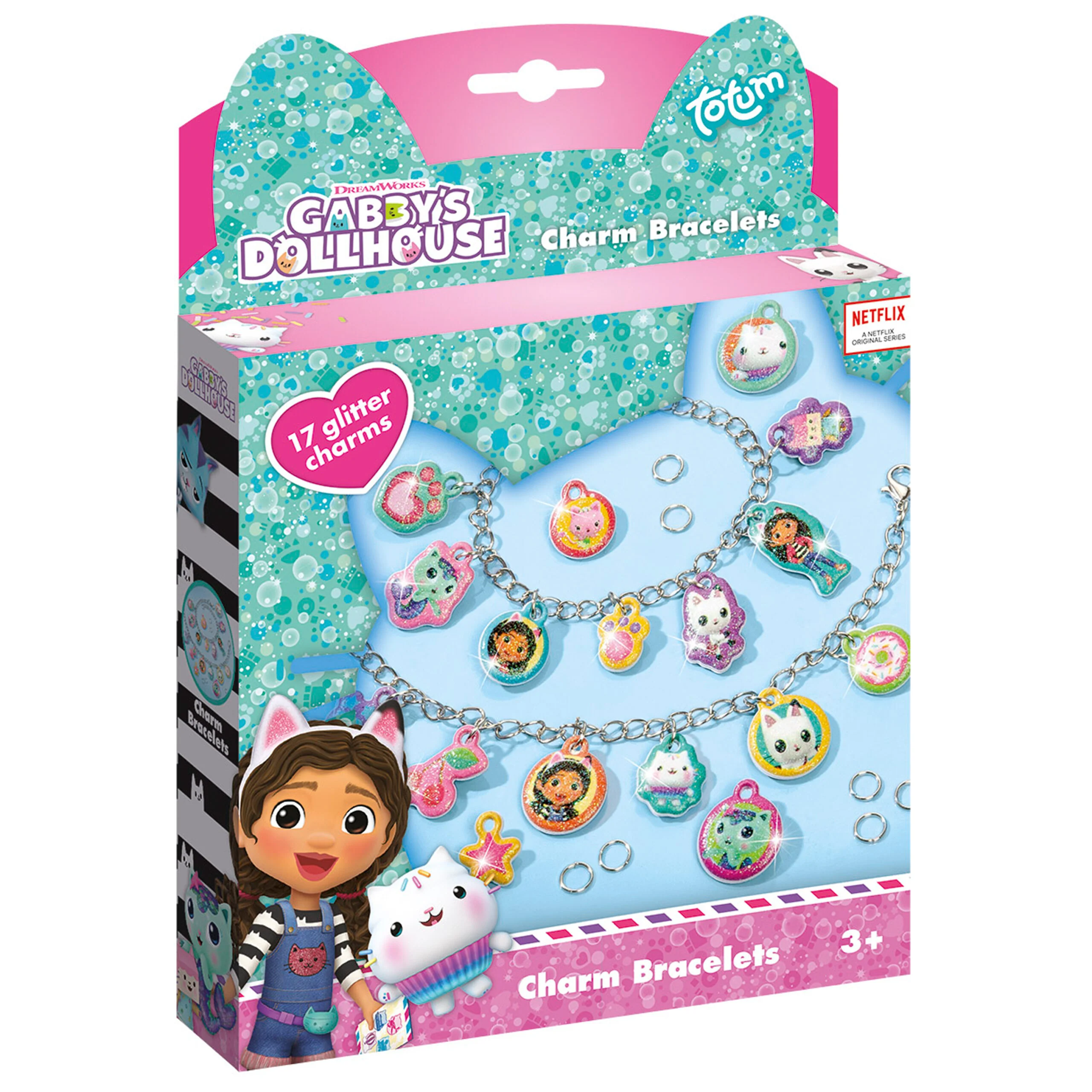 Gabby's Dollhouse Puffy Charm Bracelets