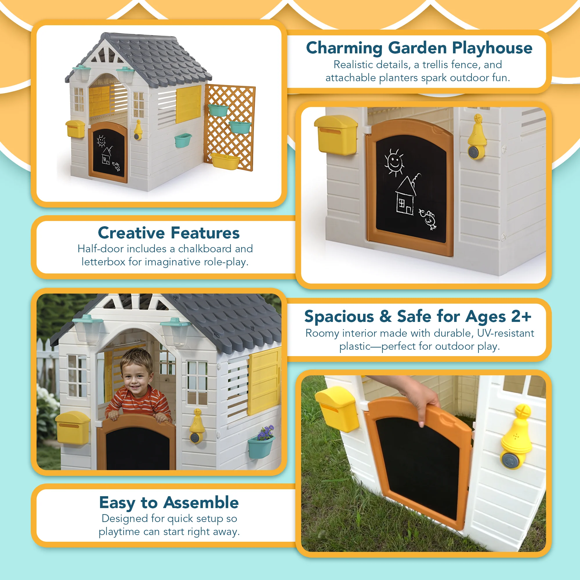 Garden Playhouse with Accessories - Image 10
