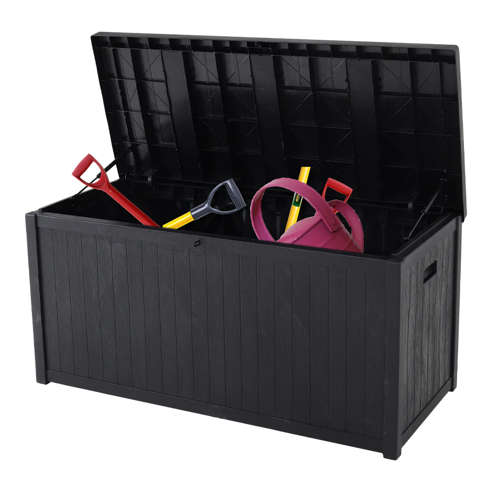 Garden Sanctuary Garden Cushion Storage Box Waterproof Black - Image 3