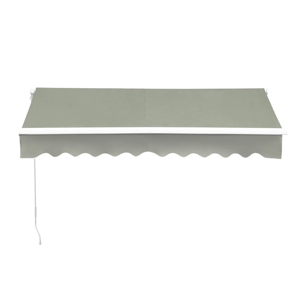 Garden Sanctuary Outdoor Retractable Patio Awning For Window And Door Grey - Image 6