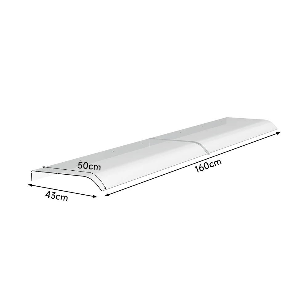 Garden Sanctuary Transparent Window Door Awning Canopy - Image 5