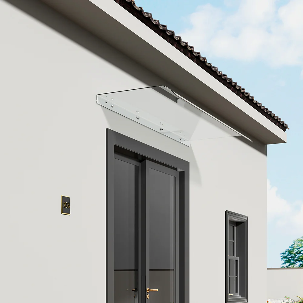 Garden Sanctuary Transparent Window Door Awning Canopy - Image 2