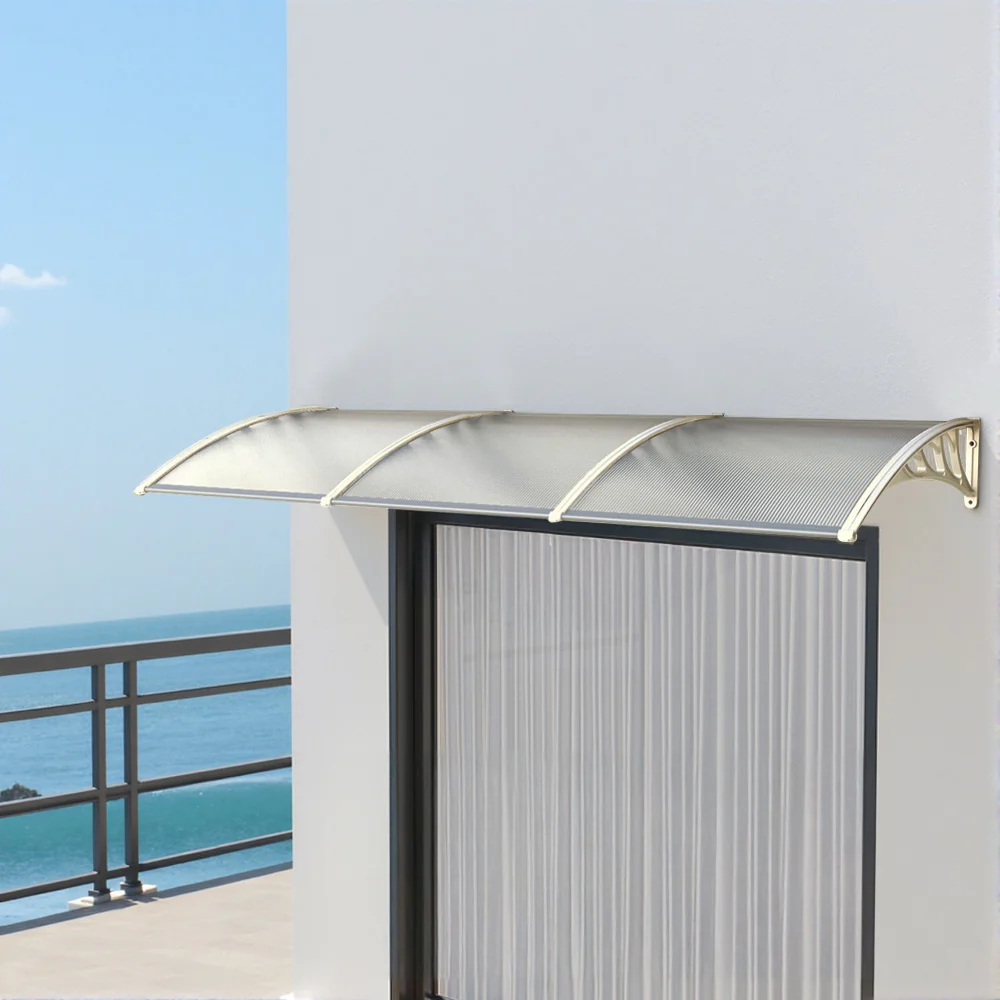 Garden Sanctuary Window Door Awning Canopy with Brackets - Image 2