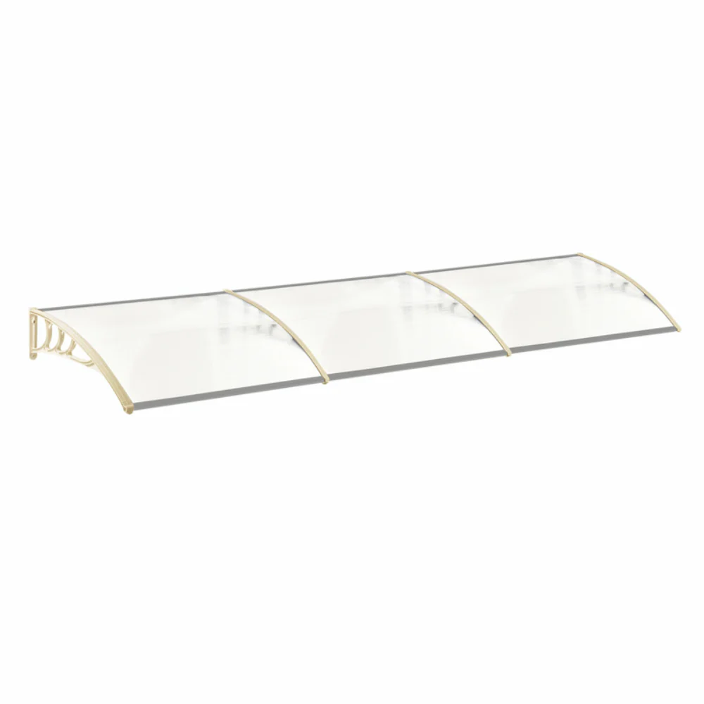 Garden Sanctuary Window Door Awning Canopy with Brackets - Image 4