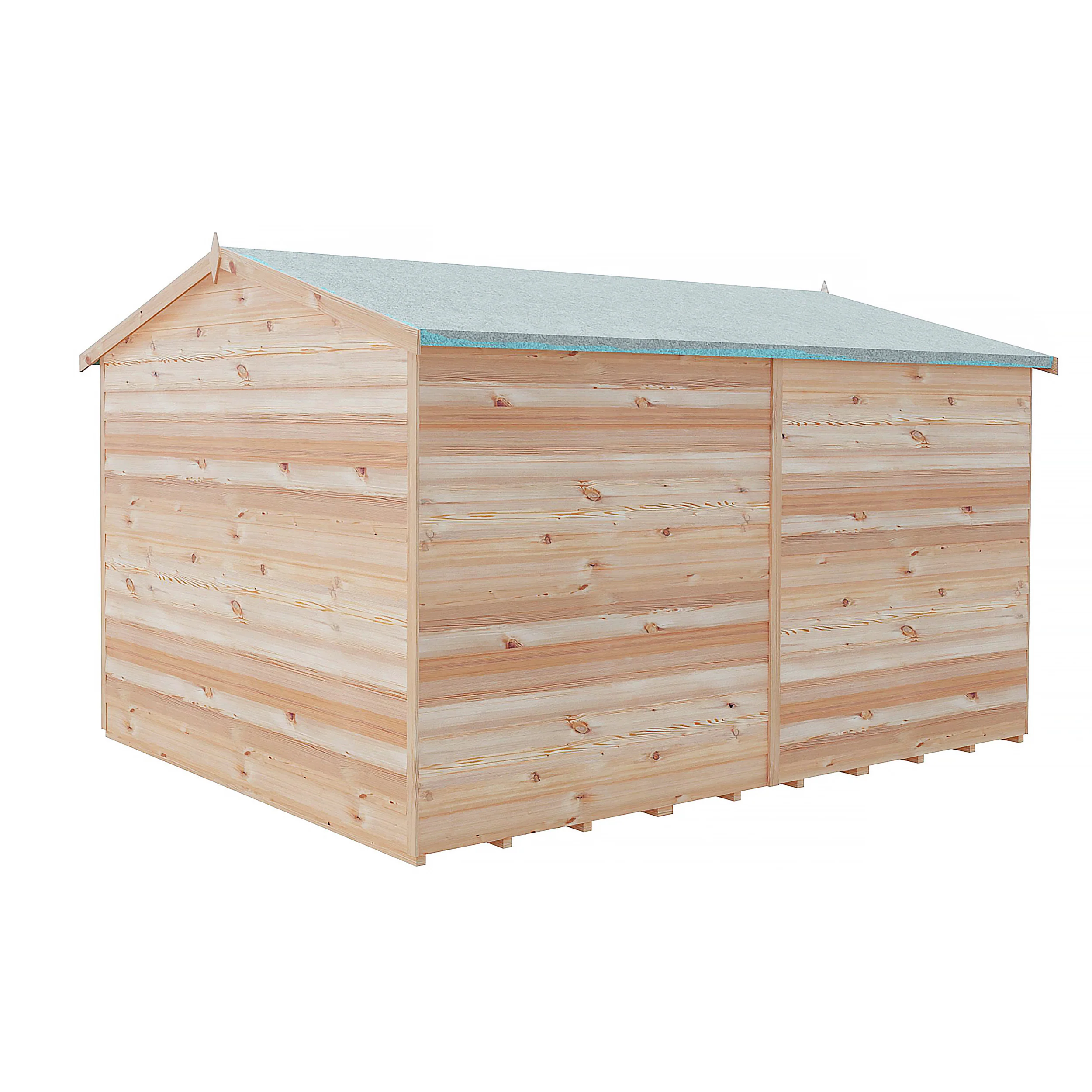 Garden Value Overlap 10 X 8 Windowless Shed - Image 5
