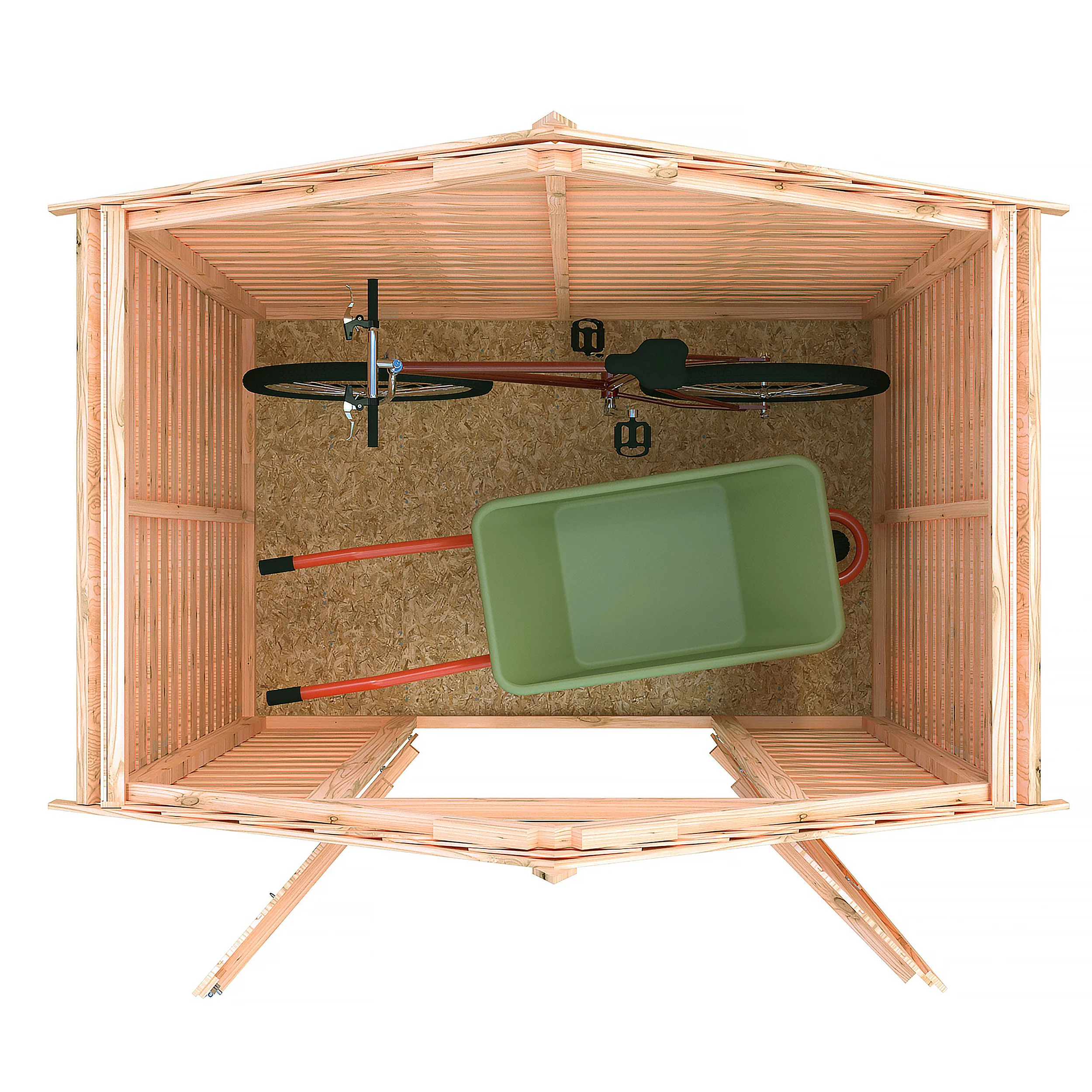 Garden Value Overlap 4 X 6 Double Door Shed - Image 6