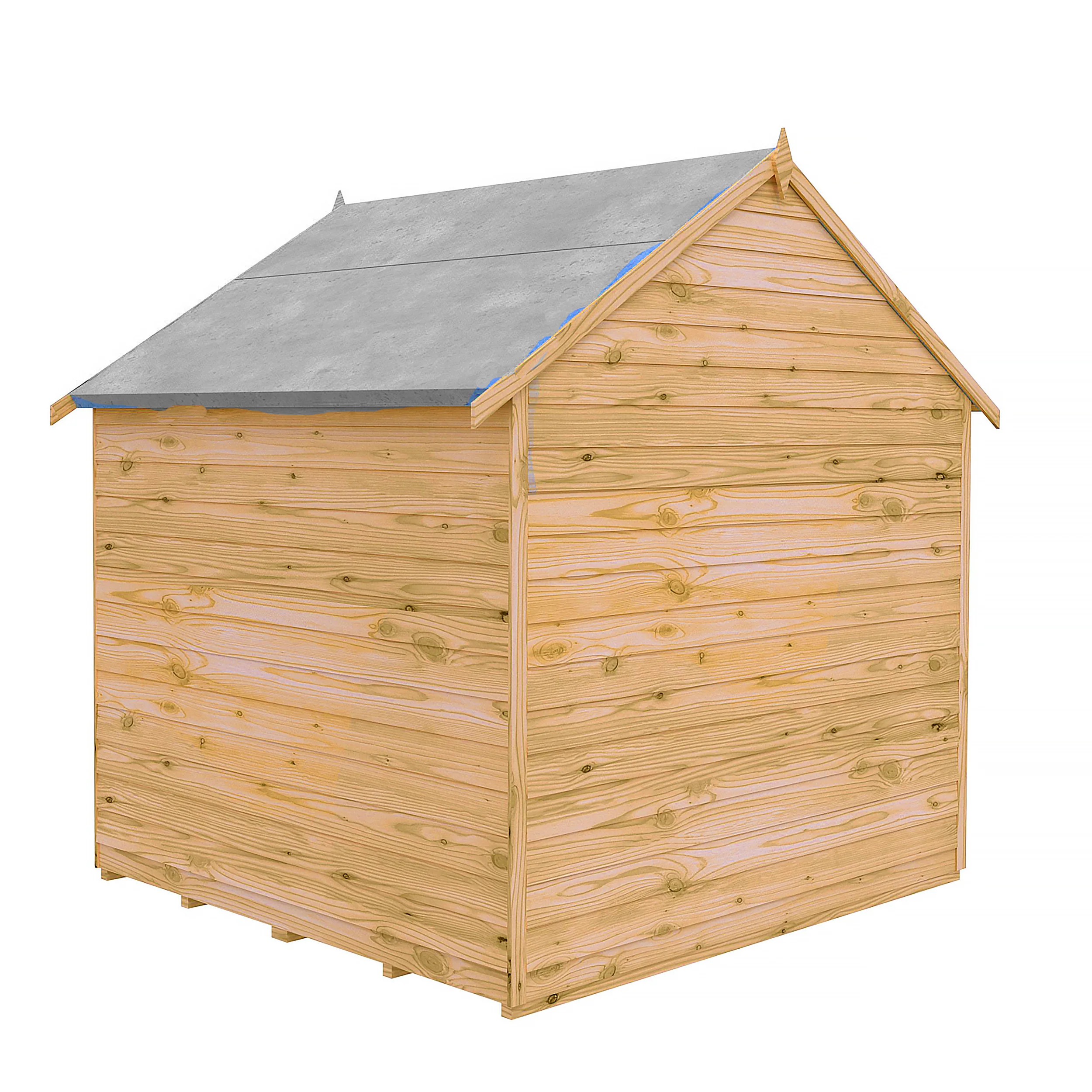 Garden Value Overlap 6 X 6 Double Door Shed - Image 4