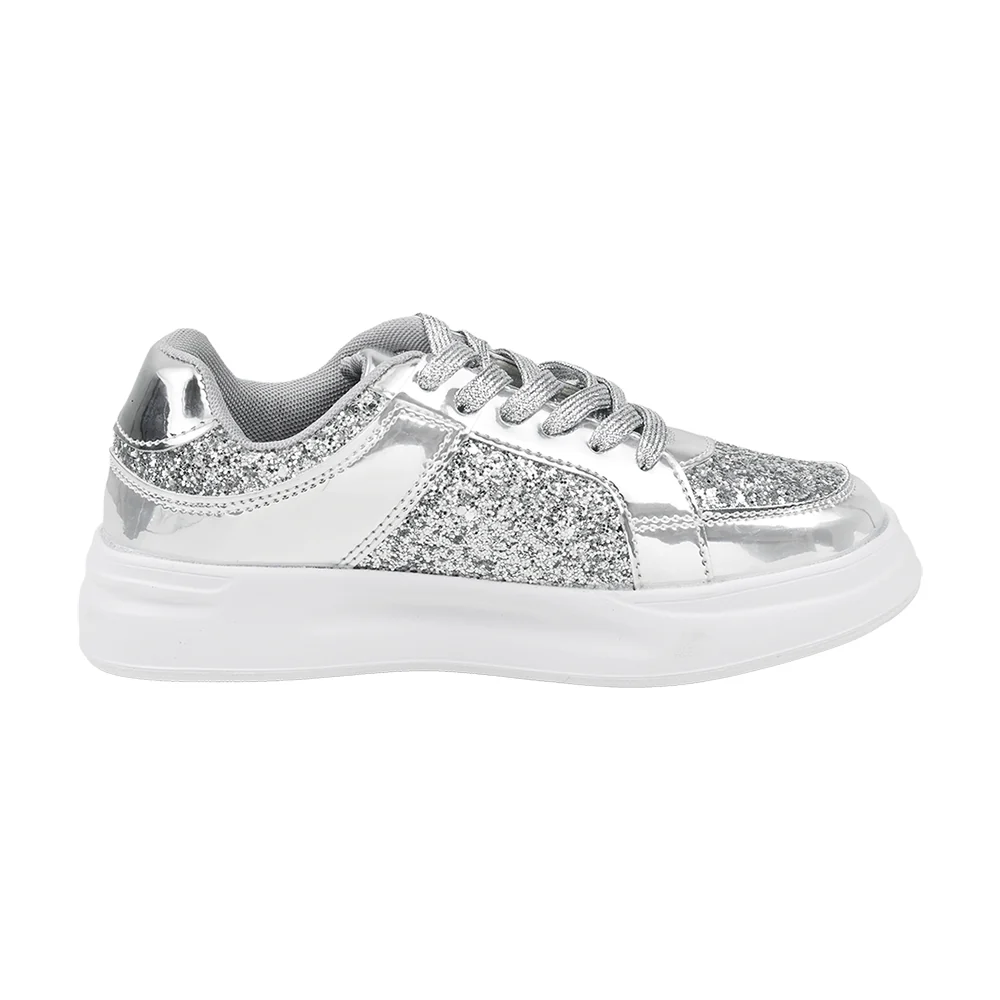 Glitter Platform Sneakers Trainers - Image 5